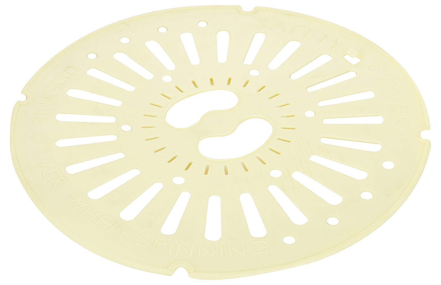 51o9wZaCxxL._SL1500_.jpg Spin Cap Safety Cover Compatible for LG Semi Automatic Washing Machines 6.5 kg. to 8 kg. (10.2 inch Color Yellow)(Match & Buy) - Image 1