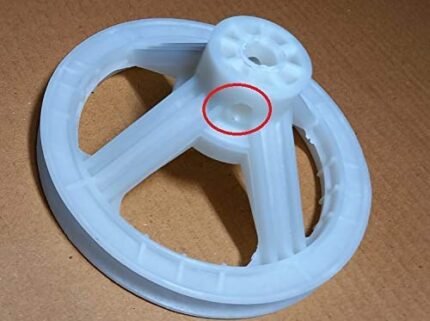 A To Z Spares Gear Box Pulley Suitable for Compatible with L.G Washing Machine/Gear Box Pulley Suitable for LG Washing Machine (Please Check Al Photos & Buy) Inside Dia = 10.2 cm Outside Dia=12.7cm(Match & Buy) - Image 4