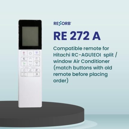 A To Z Spares RE 272A Compatible for Hitachi RC-AGU1EOI AC Remote Model for Split Air Conditioner (Match Buttons with Old Remote Before Placing Order)(Match & Buy) - Image 3