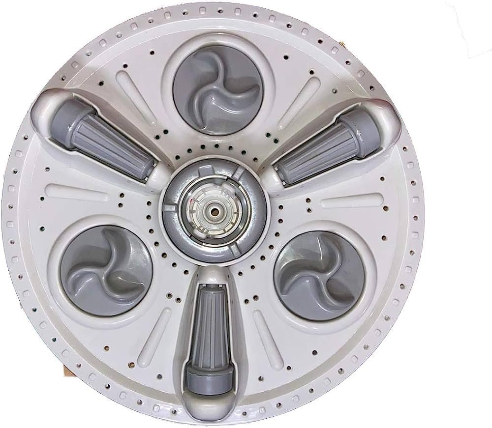 613wqNzYZAL._SL1000_.jpg A To Z Spares, Pulsator Compatible with LG 5.5kg - 7kg Semi Automatic Top Load Washing Machine Grey Pack of 1 (Match & Buy) - Image 1