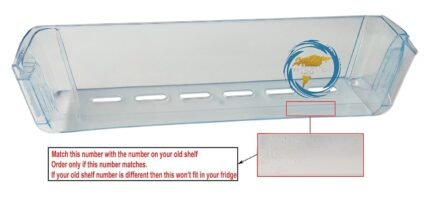 A To Z Spares Fridge Bottle Shelf Compatible for LG Double Door Refrigerator - Middle & Lower Rack (6 Hole) - MAN544449(Match &Buy) - Image 5