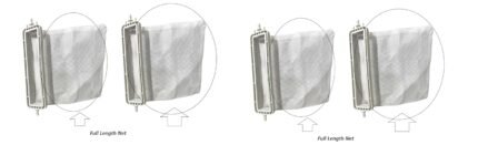 A To Z Spares Pack of 4 Washer Lint Filter Washing Machine LG Semi Automatic Waste Collector Dust, Net Jali Bag Parts for LG Semi Automatic Washing Machine (lg 14.7 cm Semi Filter Pack of 4) - Image 3