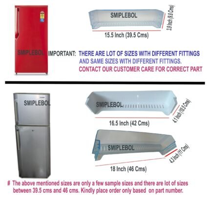 Samsung Bottle Shelf Compatible for Double Door Refrigerator Middle Rack For Below 230 Ltr- 300 Ltr Capacity (Part No: DA63-03192A) - Match & Buy - Image 4