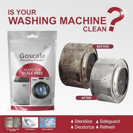 LG Washing Machine Descale Powder/Cleaner Fully Automatic Front and Top Load (Pack Of 3)