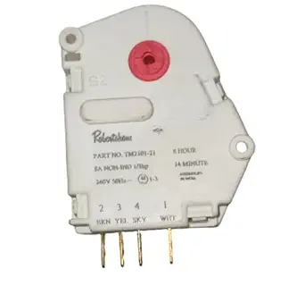 Whirlpool Defrost Timer 4 Pin keeps your refrigerator running smoothly by automatically managing defrost cycles for consistent cooling and frost-free performance.