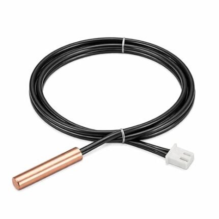 Voltas/Whirpool Waterproof NTC Thermistor Temperature Sensor Probe, 10K Ohm 3% High Accuracy, –20°C to 105°C Range, 150mm Wire, Fast Response Sensor for Temperature Controller, AC & Air Conditioner Set of 2 - Image 4