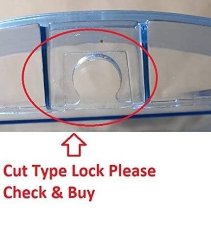 LG GL-225 Series Refrigerator Freezer Door White Button Lock Model Compatible Single Door Fridge Replacement Freezer Door Premium Quality Easy Installation | AtoZ Spare