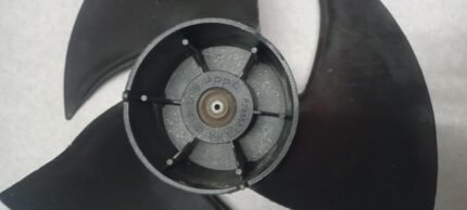 Universal | Model 00-10 | 18 Inch 3 Leaf AC Outdoor Fan Blade (Black) | For Split Air Conditioner Outdoor Condenser Units | 8mm Shaft Hole
