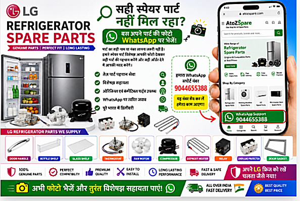 “LG refrigerator spare parts for cooling and repair”