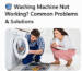 Washing Machine Not Working? Common Problems & Solutions | Expert Repair Guide by AtozSpare