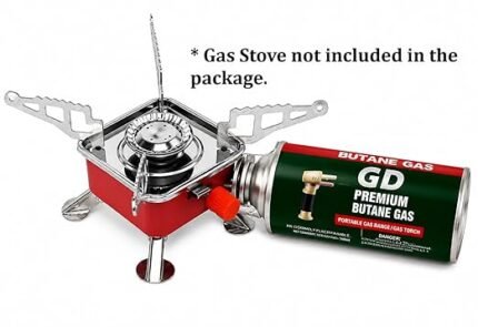 Butane Gas Canister 225g Pack of 4 Portable Camping Stove Gas
