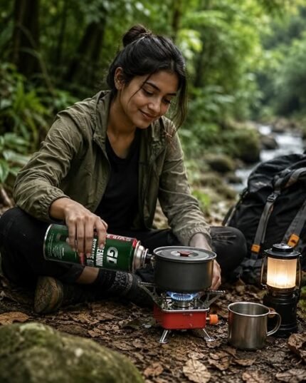Butane Gas Canister 225g Pack of 4 Portable Camping Stove Gas