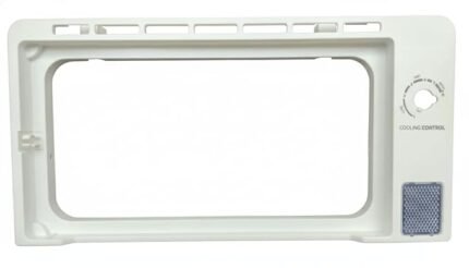 Whirlpool Gen-Y Refrigerator Freezer Door Frame White Transparent Plastic with Cooling Control Indicator Compatible Replacement