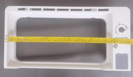 Whirlpool Gen-Y Refrigerator Freezer Door Frame White Transparent Plastic with Cooling Control Indicator Compatible Replacement