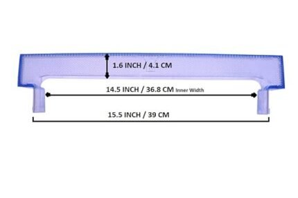 Samsung 190L Single Door Refrigerator Bottle Shelf Compatible with DA63-06899 Transparent Fridge Door Bottle Rack