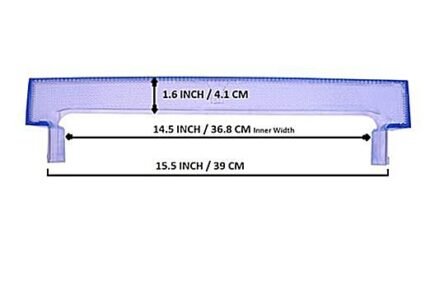 Samsung 190L Single Door Refrigerator Bottle Shelf Compatible with Part Code DA63-06899 | Transparent Fridge Door Bottle Rack