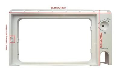 LG Single Door Refrigerator Freezer Door Button Lock Model White Compatible with GL-245 GL-281 GL-285 Series Replacement