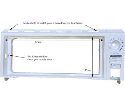 Videocon Single Door Refrigerator Freezer Door Frame White Compatible with 165L to 200L Models